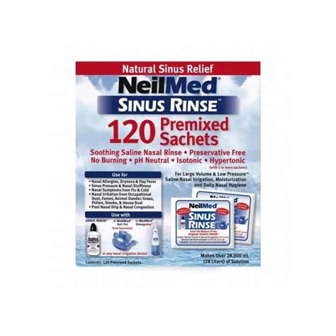 NeilMed Sinus Rinse 120 Premixed Sachets Dolans Pharmacy