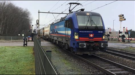 Sbb Cargo International With Intermodal Container Train At