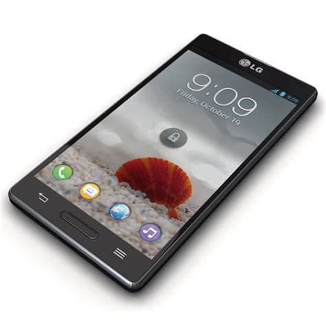 LG Optimus L9 P760 Y P768 Negro Modelo 3D 59 3ds C4d Lwo Obj