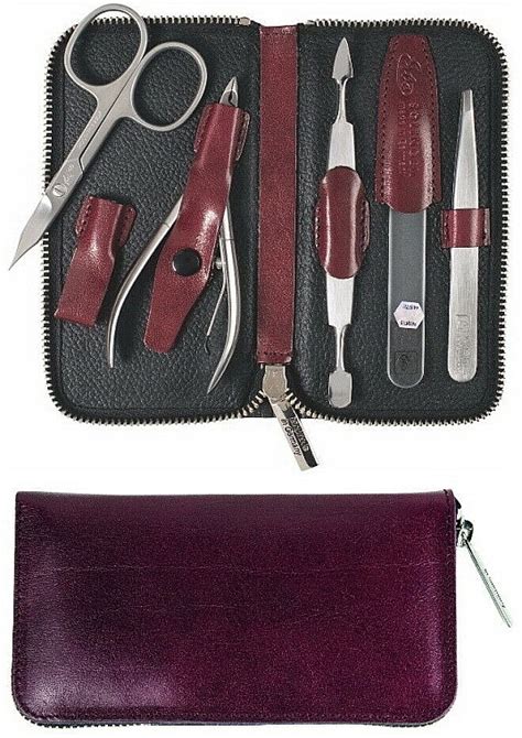 Erbe Solingen Zipper Case Range Manicure Set 5 Tools Mon Cherie