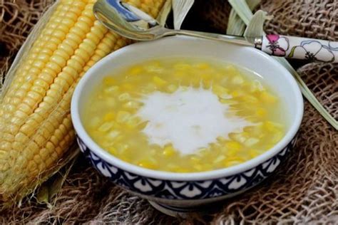 YELLOW CORN SWEET SOUP WITH COCONUT MILK - VniFood