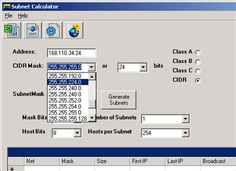 Subnet Calculator Christian Mansky