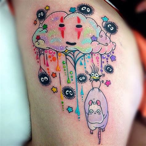 Studio Ghibli Tattoos Straight From Miyazaki Films Demilked