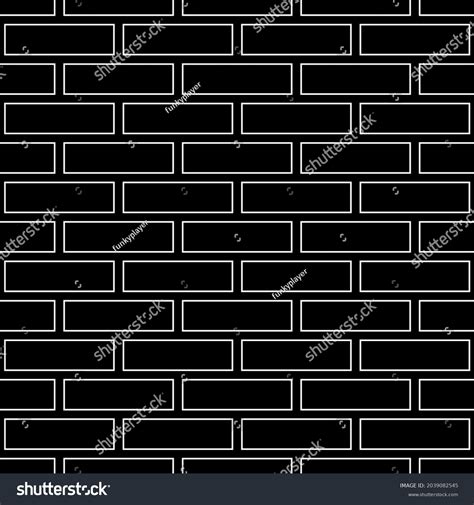 Seamless Brickwall Pattern Bricks Cladding Wall Stock Vector Royalty Free 2039082545