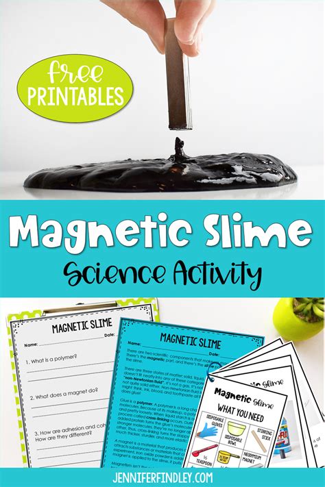 Magnetic Slime Science Activity