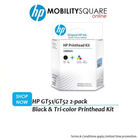 Shop Malaysia Hp Gt Gt Pack Black M H A Tri Color M H A