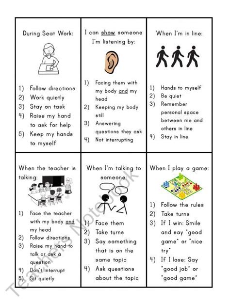 Printable Social Skills Worksheets Adults