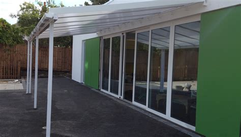 Liberty Primary School, Micham - Wall Mounted Canopy - Able Canopies