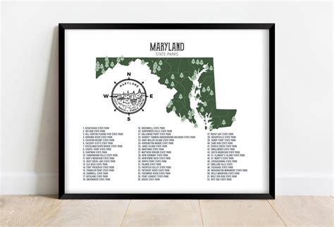 Maryland State Parks Map – Maps By Paige