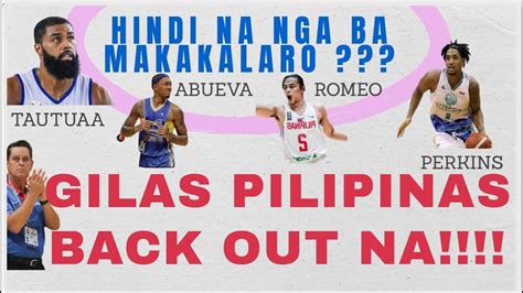 Gilas Pilipinas BACK OUT Na Sa Asiad 2023 Romeo At Abueva Tanggal Na