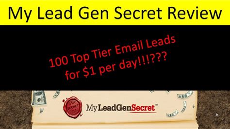 My Lead Gen Secret Review MLGS Create Passive Income YouTube