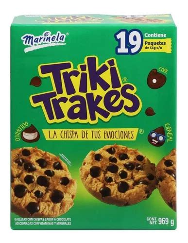 Galletas Triki Trakes Marinela Con Piezas De Grs