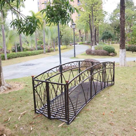 J Sun 7 Metal Garden Bridge 8ft Garden Bridges For