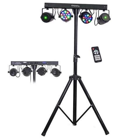 IBIZA LIGHT DJLIGHT65 Portique jeux de Lumière avec 2 Projecteurs par