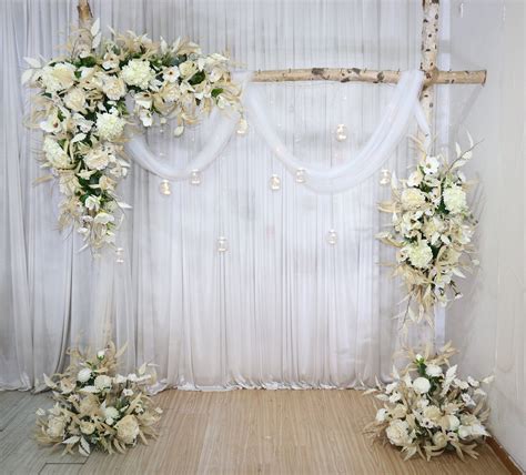 Rustic Wedding Archway Wood Wedding Arches Boho Wedding Arch Wedding