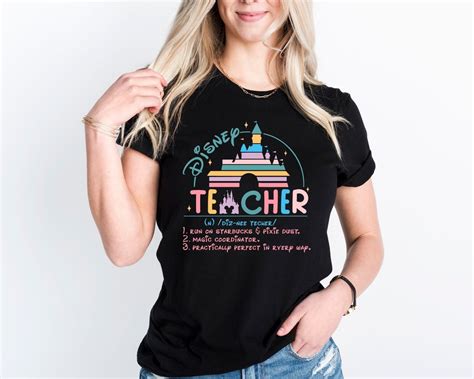 Disneyland Teacher Definition Shirt Teach Love Inspire Shirt Disney