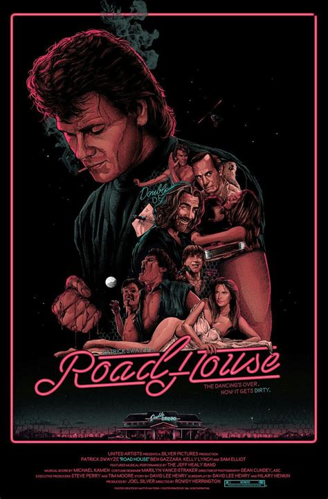 ROADHOUSE | Action movie poster, Alternative movie posters, Movie artwork