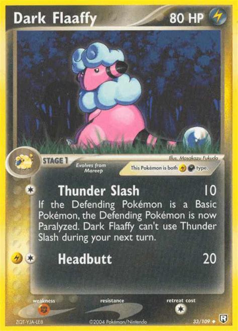 Dark Flaaffy Ex7 33 Pokémon Card Database Pokemoncard