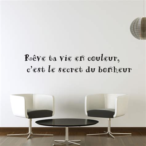 Stickers Muraux Citations Sticker R Ve Ta Vie En Couleurs Ambiance