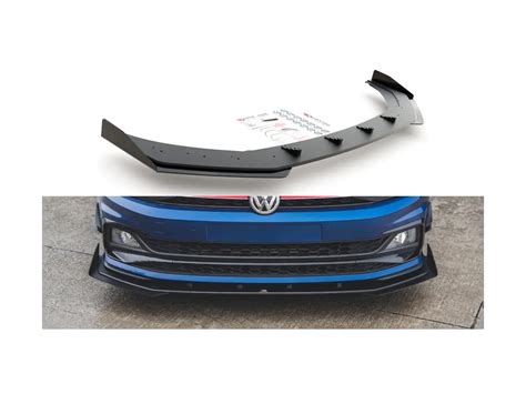 Tuning Maxton Racing Durability Front Splitter Flaps Volkswagen Polo