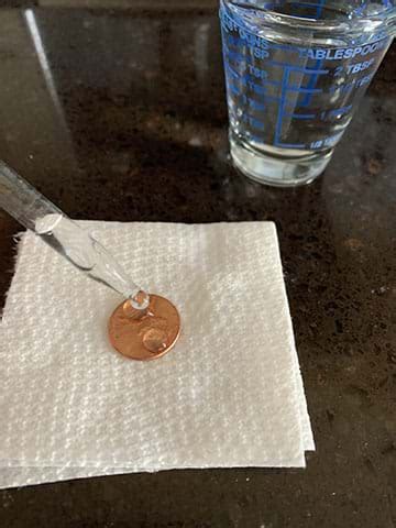 Cohesion Of Water On Penny