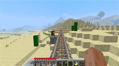 Malvasian Scenes » Minecraft: Laying down Track