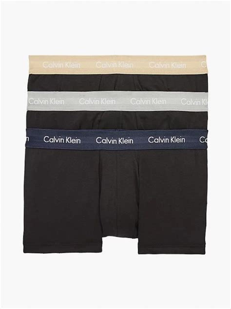 Calvin Klein ΑΝΔΡΙΚΑ Boxer Cotton Stretch 3pack Trunks Coquette