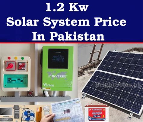 1 2 Kw Solar System Price In Pakistan 2025