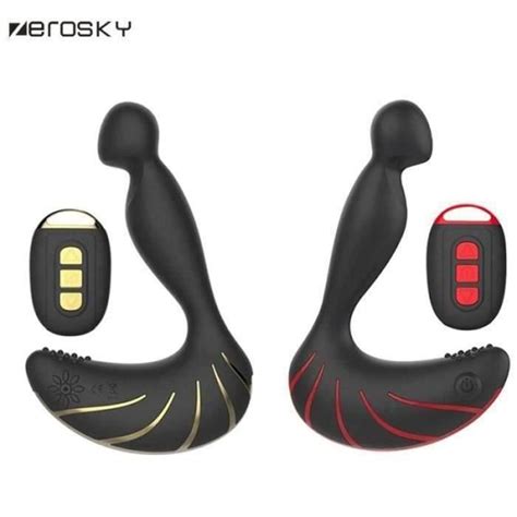 Zerosky Anal Sex Toys Pour Hommes Prostate Massage USB Charge 360