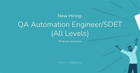 Qa Automation Engineersdet All Levels At Hatchworks Technologies