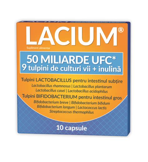 Lacium 50 Miliarde UFC 10 Capsule Zdrovit Dr Max Farmacie