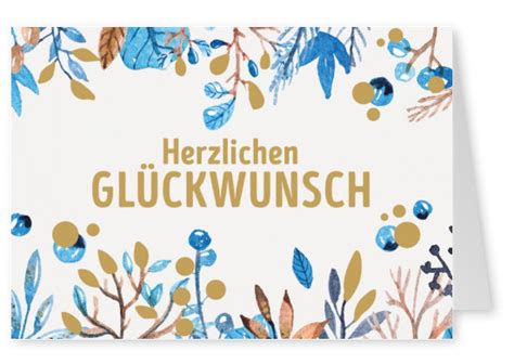 Herzlichen Glückwunsch Illustration Glückwunschkarten And Sprüche 🎊🙌