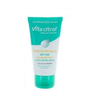 VITA CITRAL SOIN ANTI TACHES CREME ECLAIRCISSANTE MAINS ANTI AGE 75 ML