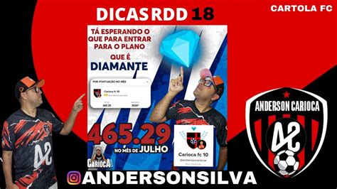 Cartola Fc Dicas Da Rodada Somos Nivel Diamante Vamos Manter A