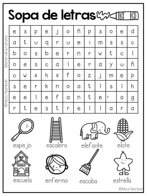 Sopa De Letras Palabras Que Empiezan Por Vocales Sopas De Letras