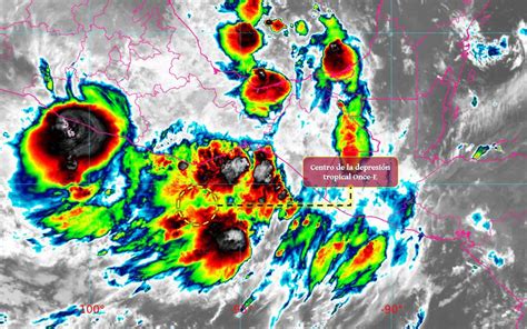 D Nde Se Encuentra Actualmente La Depresi N Tropical Once E