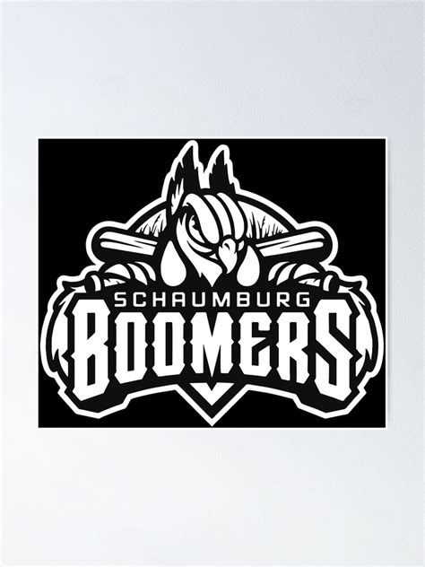 Schaumburg Boomers Poster For Sale By Jgersibylle Redbubble