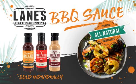 Lanes Pineapple Chipotle Bbq Sauce All Natural Tropically Inspired Barbecue Sauce