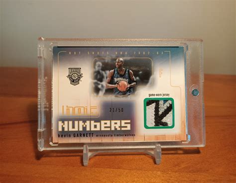 Fleer Hot Shots Hot Numbers Patch Kevin Garnett Flickr