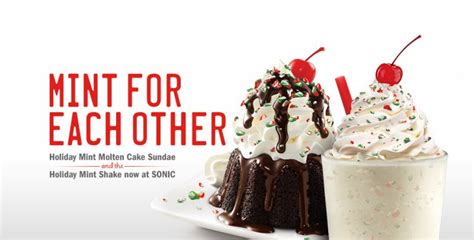 News: Sonic Offers a Pair of Minty Desserts for Holidays | Brand Eating