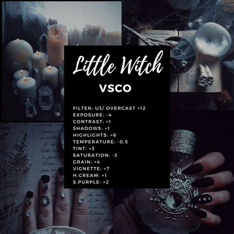 vsco filter/ dark wicca / black / 2018 | Vintage photo editing, Photo ...