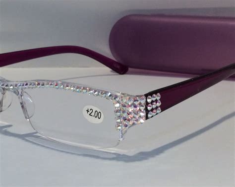 Swarovski Crystal Reading Glasses With The Beautiful Ab Etsy