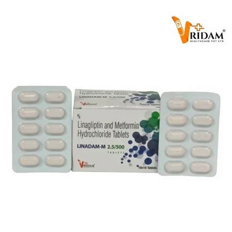 Linagliptin 2 5mg Metformin 500mg ER Tablet Packaging Size