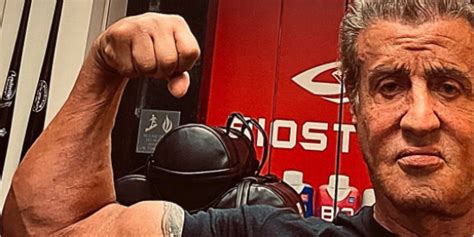 Sylvester Stallone Flexes His Jacked Bicep In A New Workout Photo