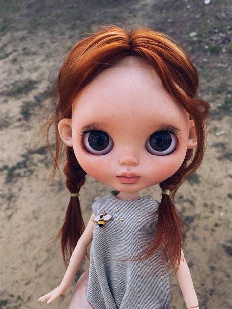 Blythe Doll Red Hair Tbl Custom Etsy