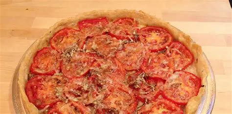 Tarte à la tomate et moutarde votre plat du weekend