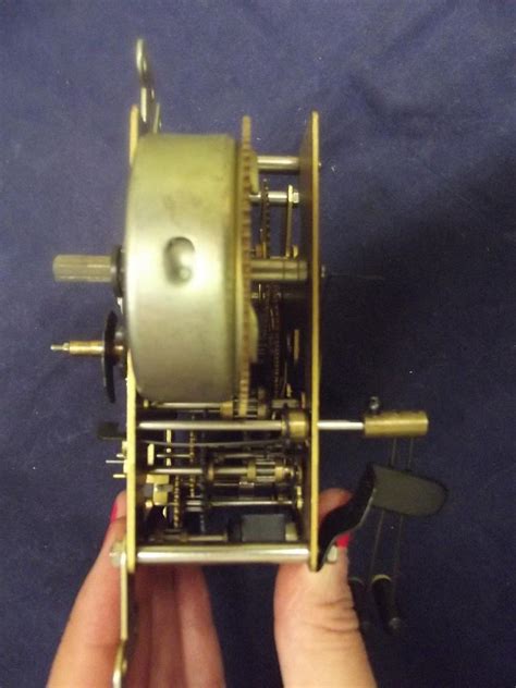 Chefoo China Grandfather Clock Movement Non Working 448 Steampunk