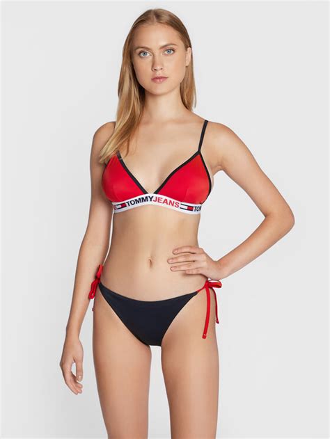 Tommy Jeans Bikini Partea De Jos String Side UW0UW03403 Colorat Modivo Ro