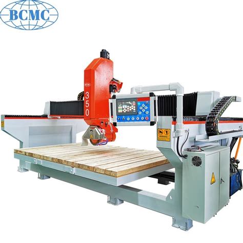 Bcmc Bcsq C F Series Axes Interpolated Bridge Saw Machine For