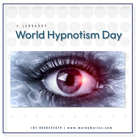 World Hypnotism Day Template Postermywall